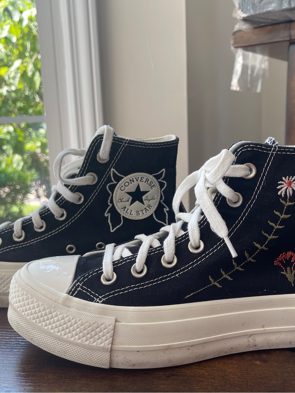 Chuck Taylor All Star Lift Platform Enchanted Garden Converse All Star High Top